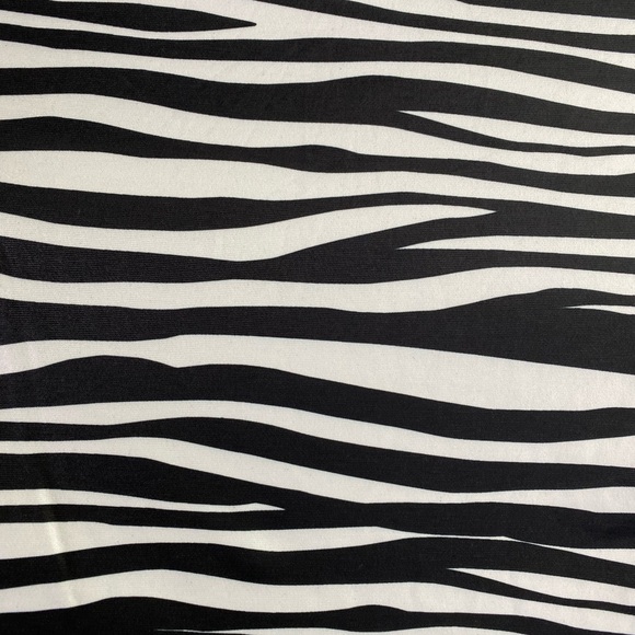 FTF Fashion To Figure Zebra Print Long Sleeve Sexy Peek A Boo Top SKU0431 - Picture 6 of 8